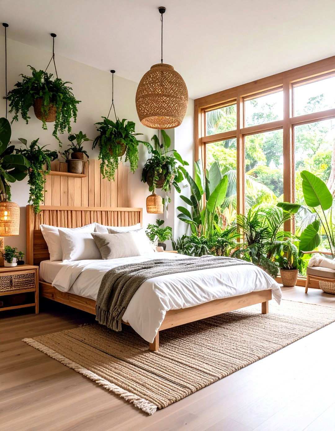 Tropical Plant Conservatory Bedroom - 24 Tropical Bedroom Ideas