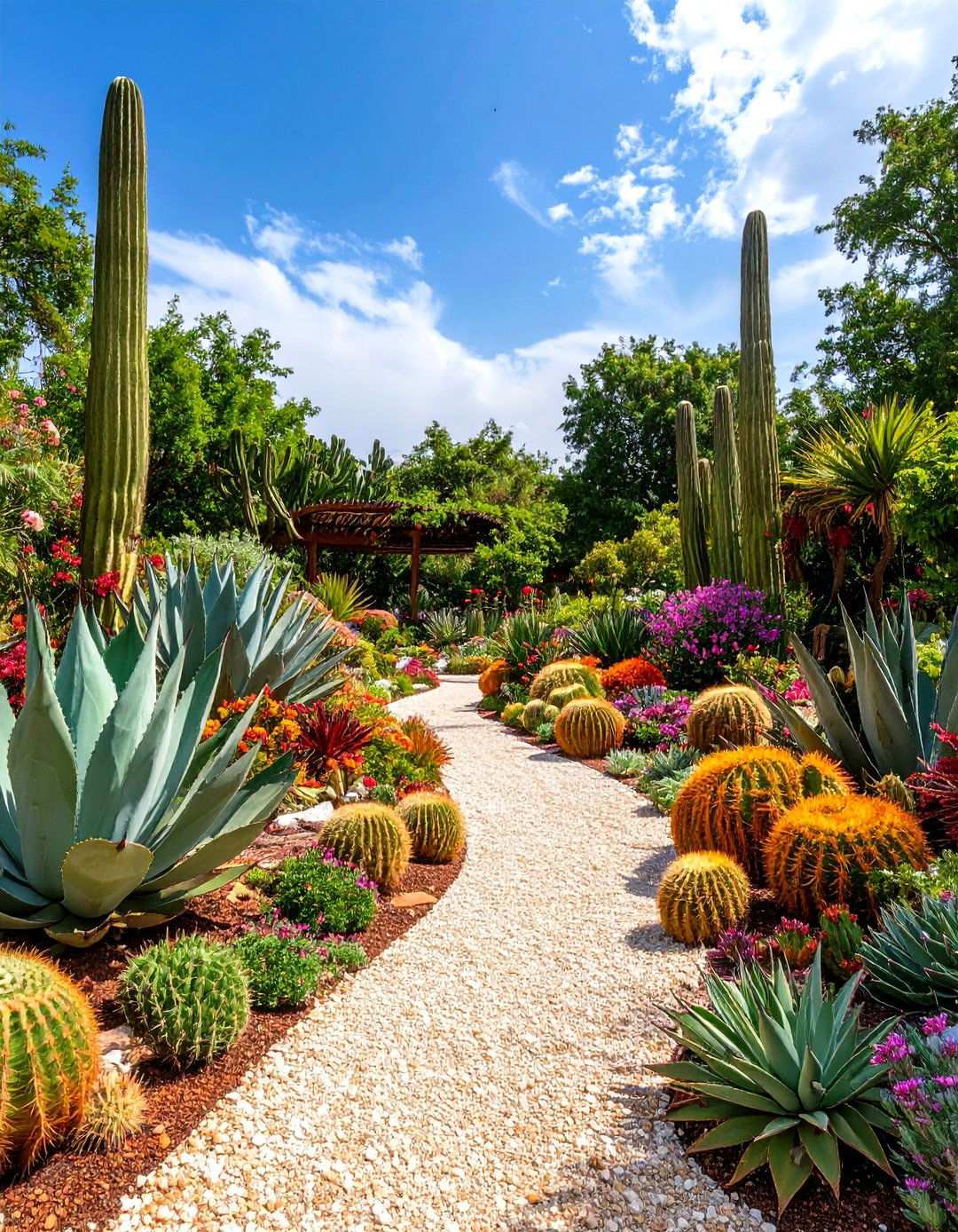 Tropical Succulent Garden - 24 Tropical Garden Ideas