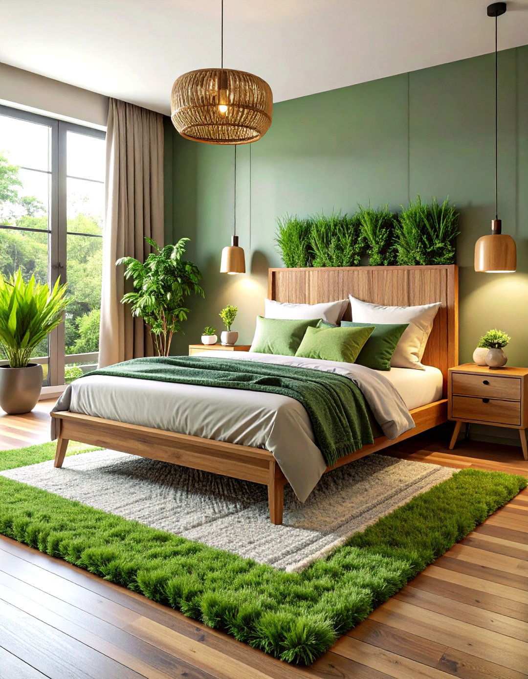Turf and Grass Texture Design - 24 Soccer Themed Bedroom Ideas
