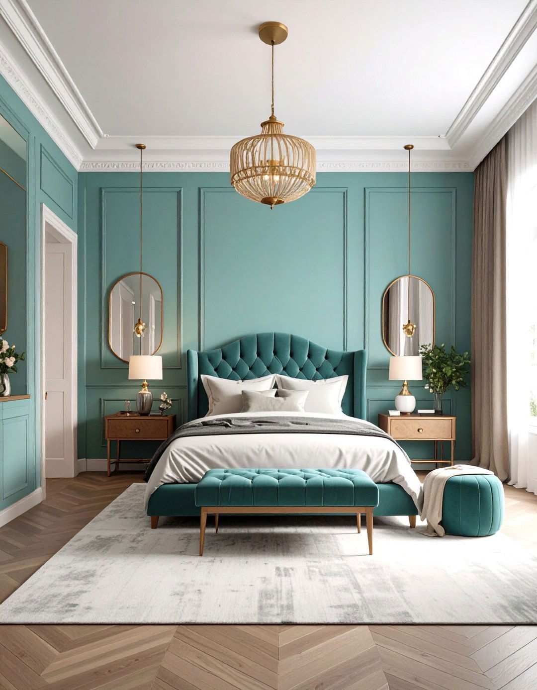 Turquoise Master Bedroom Suite - 24 Turquoise Bedroom Ideas