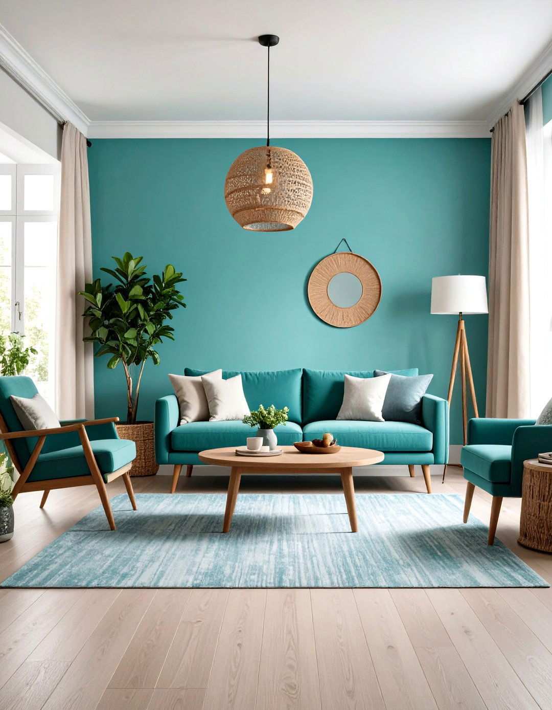 Turquoise Small Living Room Maximization - 24 Turquoise Living Room Ideas