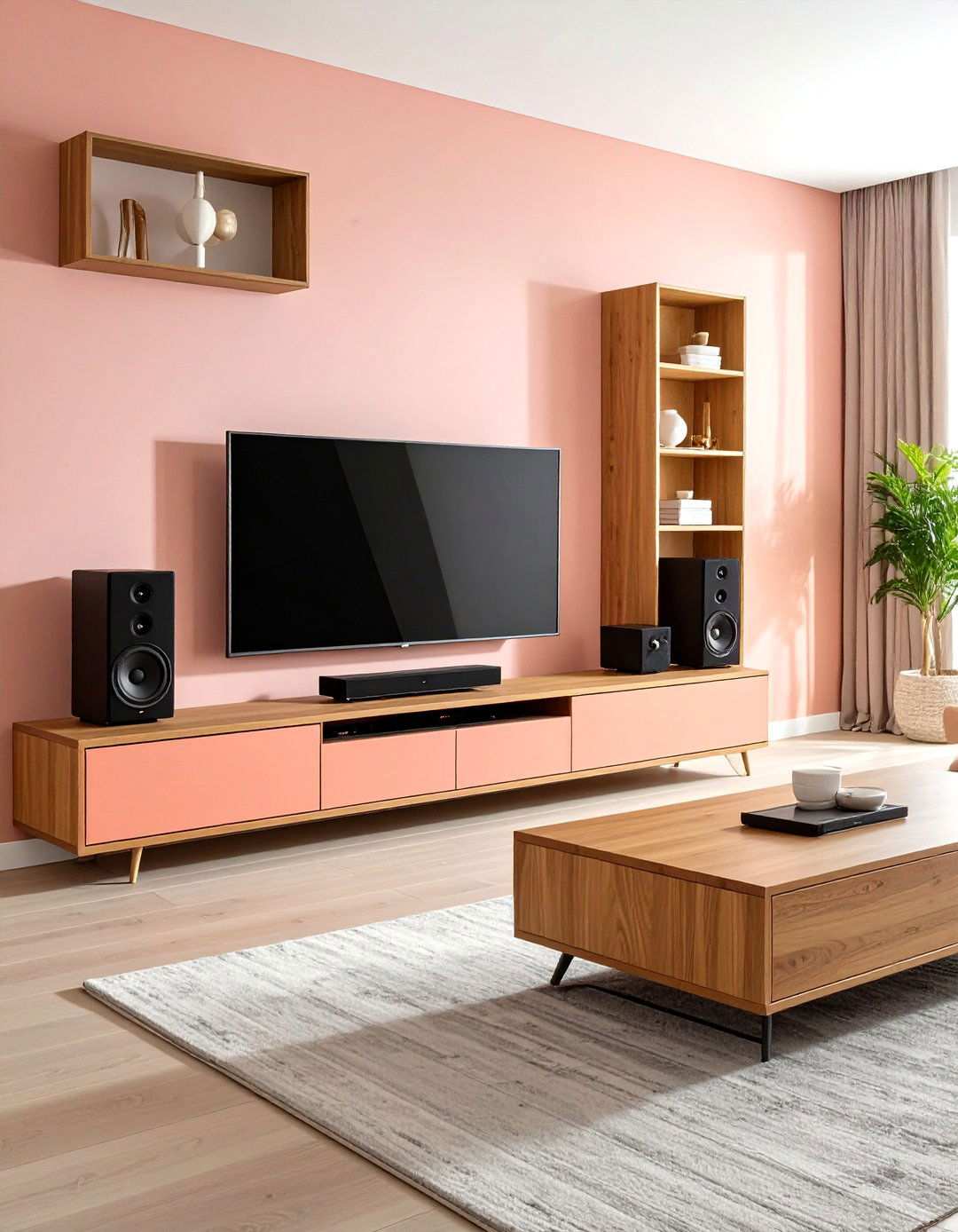 TV Stands with Sound System Integration - 24 Tv Stand Ideas