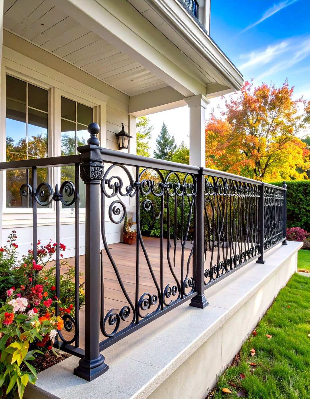 Twisted Iron Balcony Railing Elements - 24 Wrought Iron Balcony Railing Design Ideas