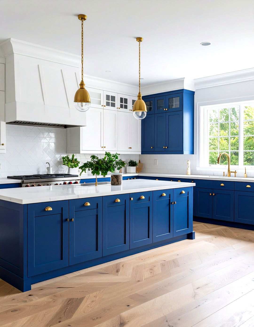 Two Tone Cabinet Color Scheme - 24 Small Galley Kitchen Ideas on a Budget