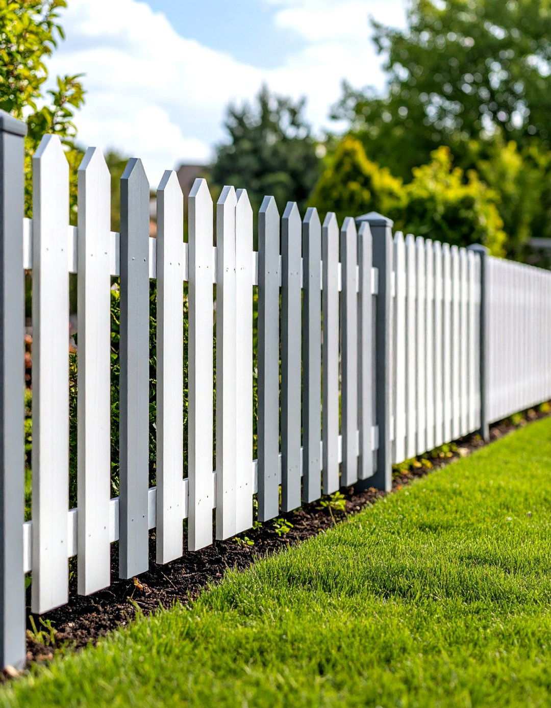 Two Tone Pallet Fence Design - 24 Pallet Fence Ideas