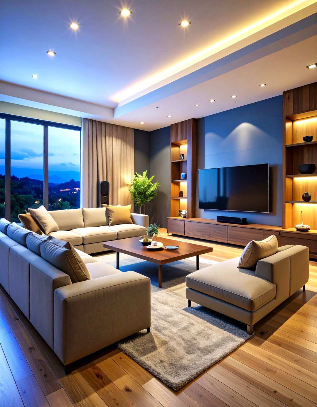 U Shaped Sectional Entertainment Centers - 24 Sectional Living Room Ideas
