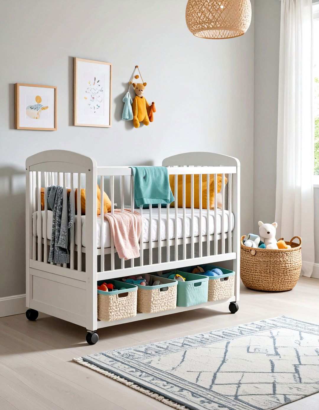Under Crib Storage Solutions - 24 Nursery Storage Ideas