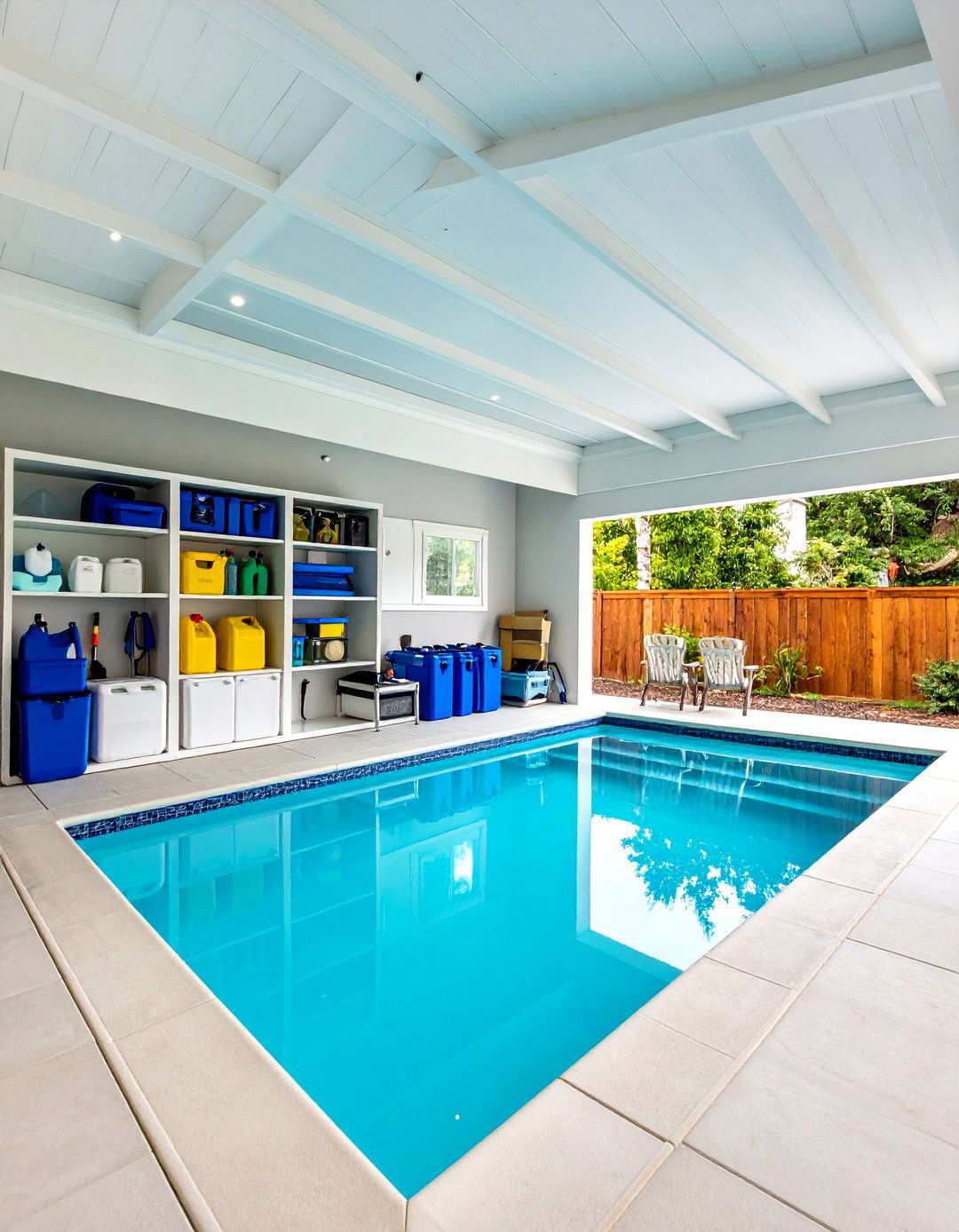 Under Deck Pool Equipment Storage - 24 Under Deck Ideas