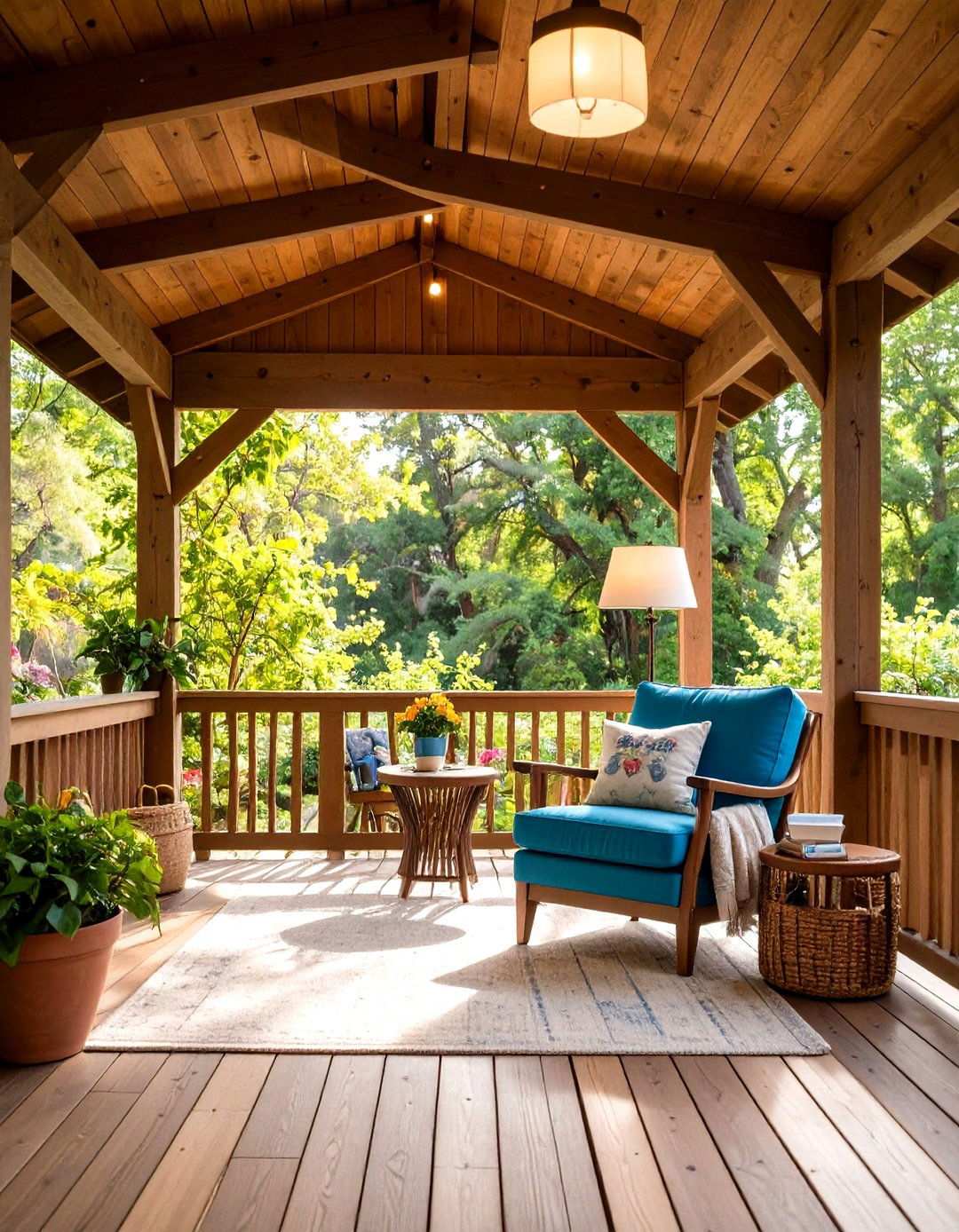 Under Deck Reading Nook - 24 Under Deck Ideas