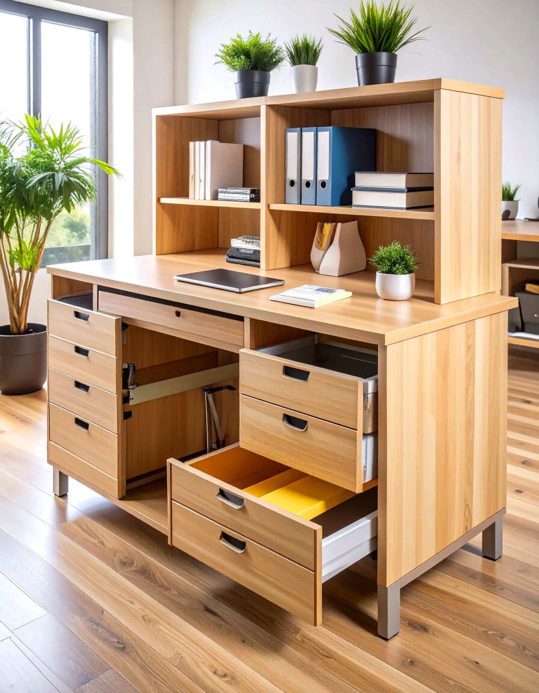 Under Desk Storage Drawers - 24 Office Storage Ideas