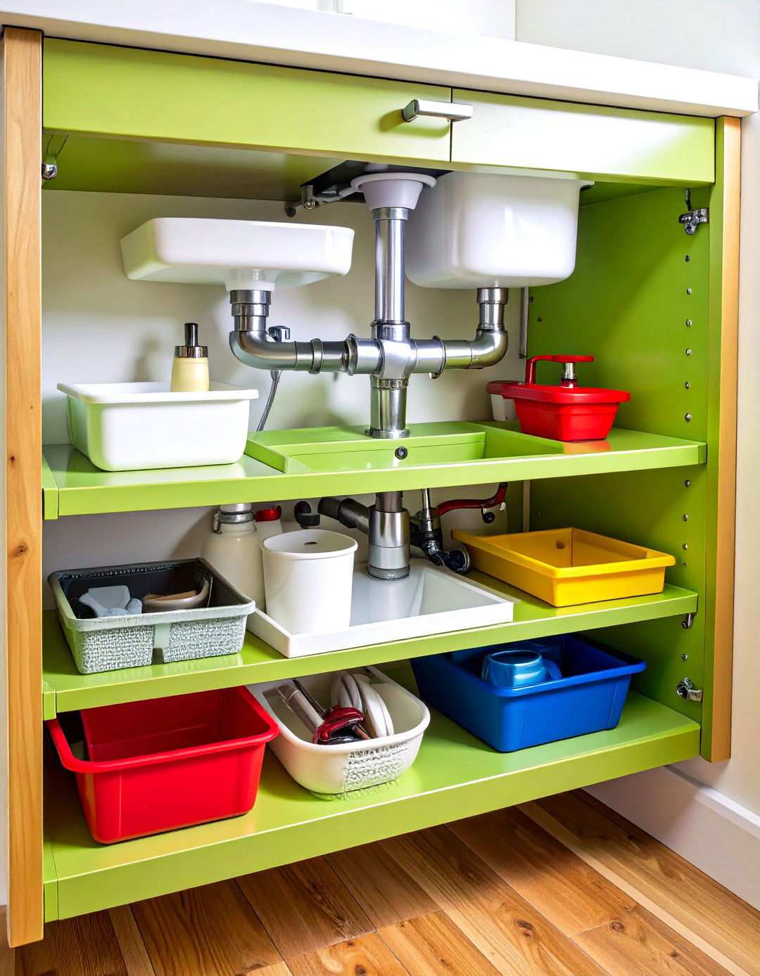 Under Sink Storage Maximization - 24 vanity organization ideas