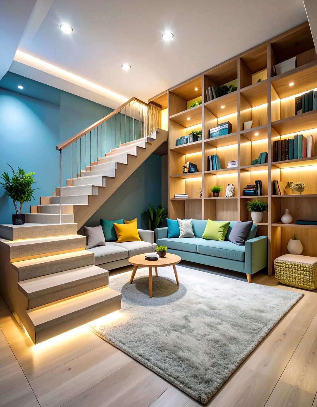 Under Stairs Reading Hideaway - 24 kids reading nook ideas