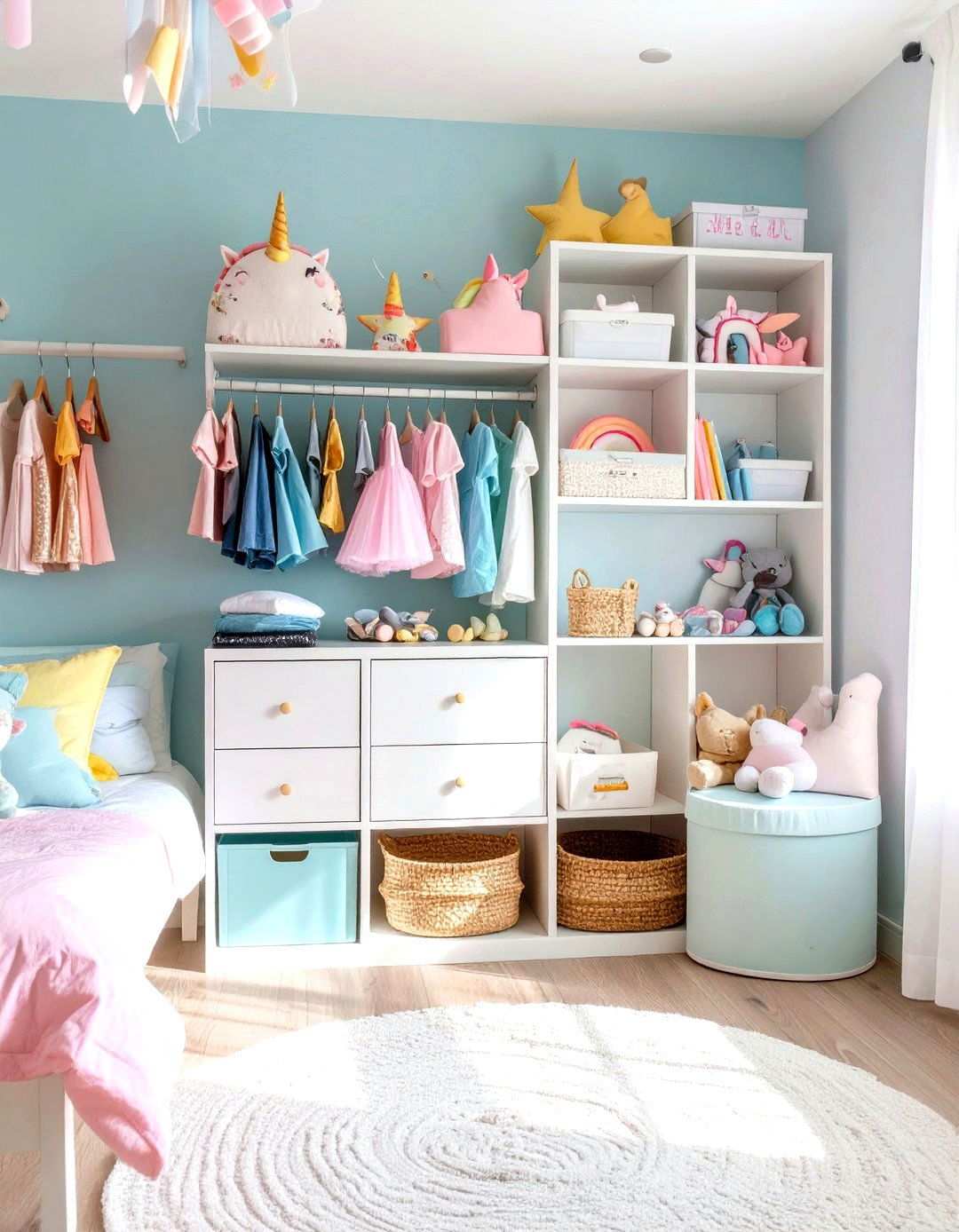 Unicorn Storage Organization - 24 Unicorn Bedroom Ideas