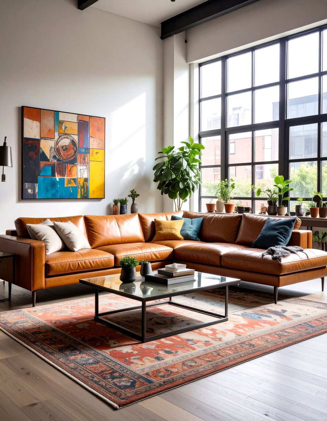 Urban Bachelor Pad Living Area - 24 Small Apartment Ideas for Guys