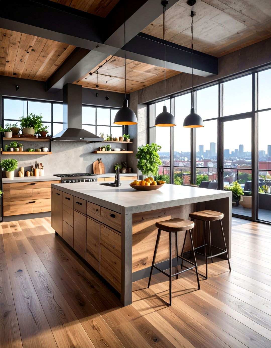 Urban Loft Rooftop Kitchen Extension - 24 Rooftop Kitchen Ideas