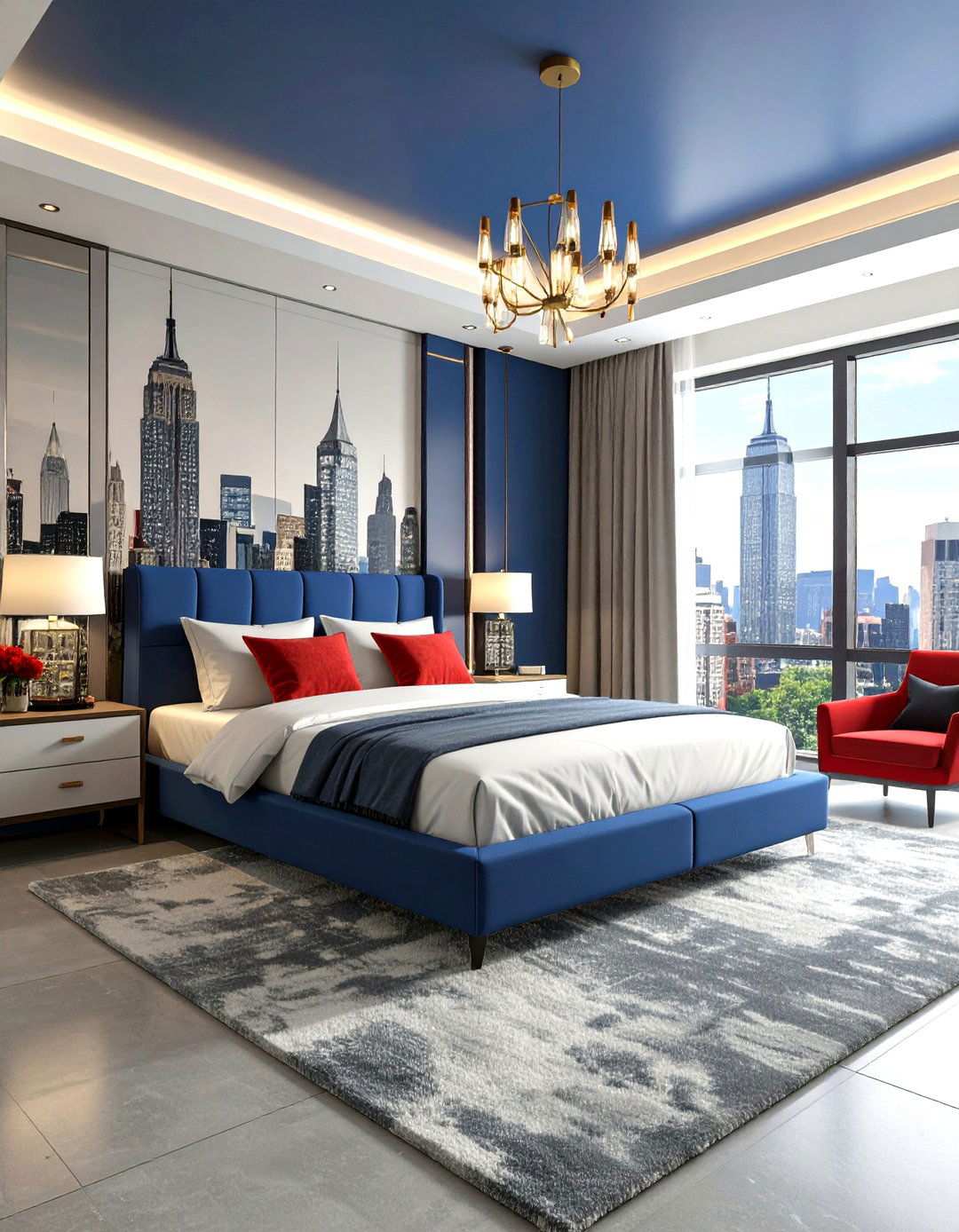 Urban Skyline Bedroom Theme - 24 Spiderman Room Decor Ideas