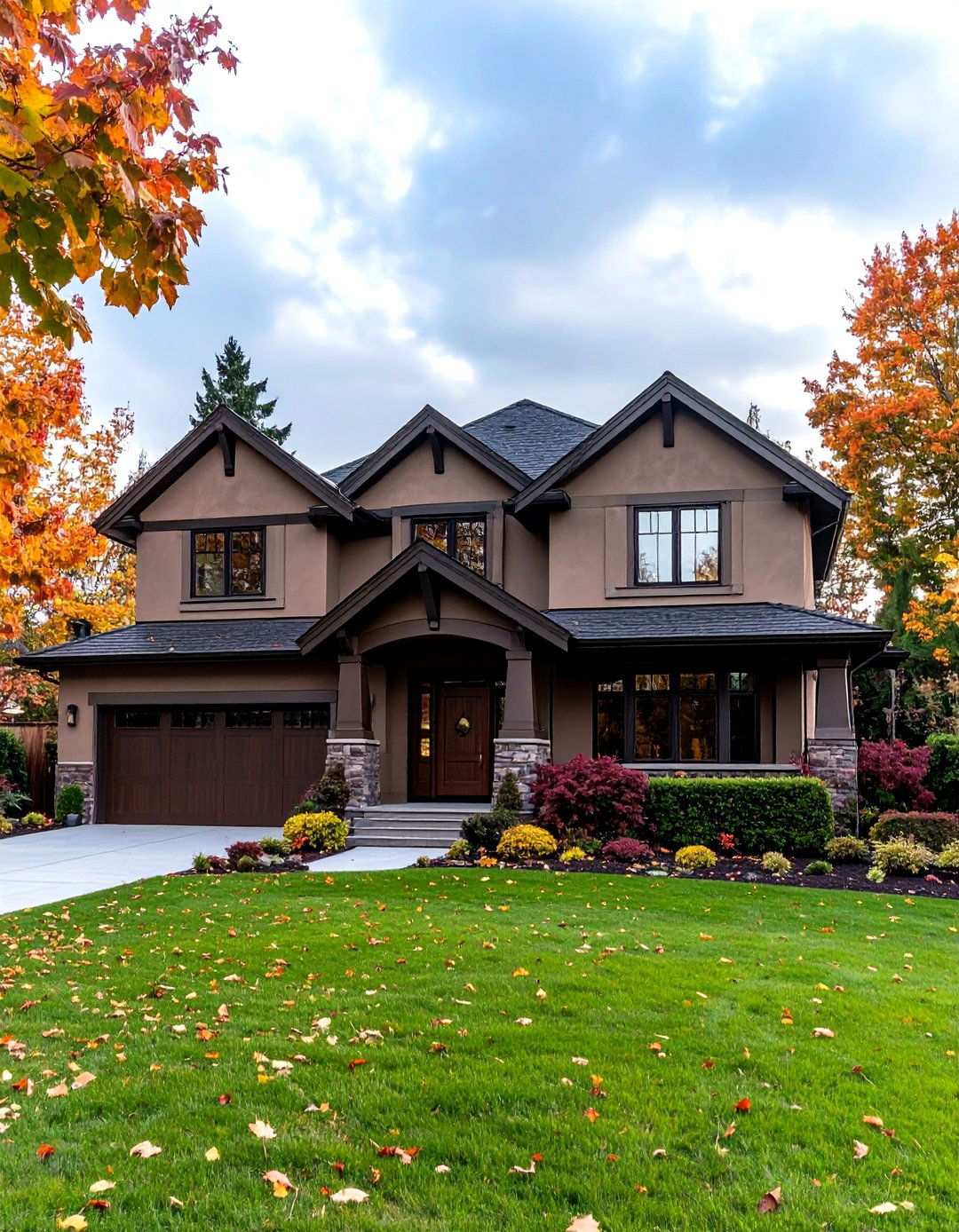Urbane Bronze Drama - 24 Stucco Colors for Home Exteriors