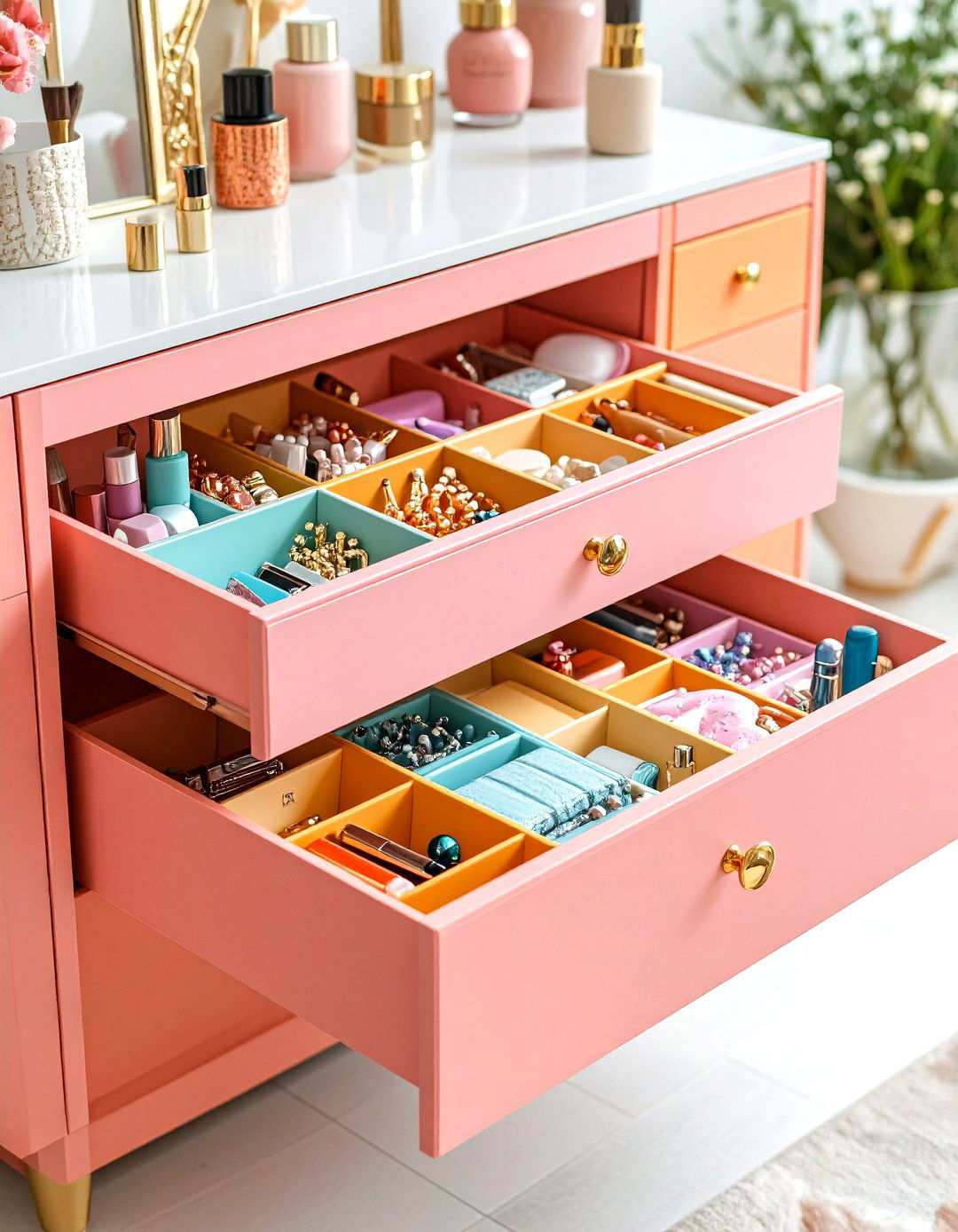 Vanity Drawer Inserts - 24 vanity organization ideas