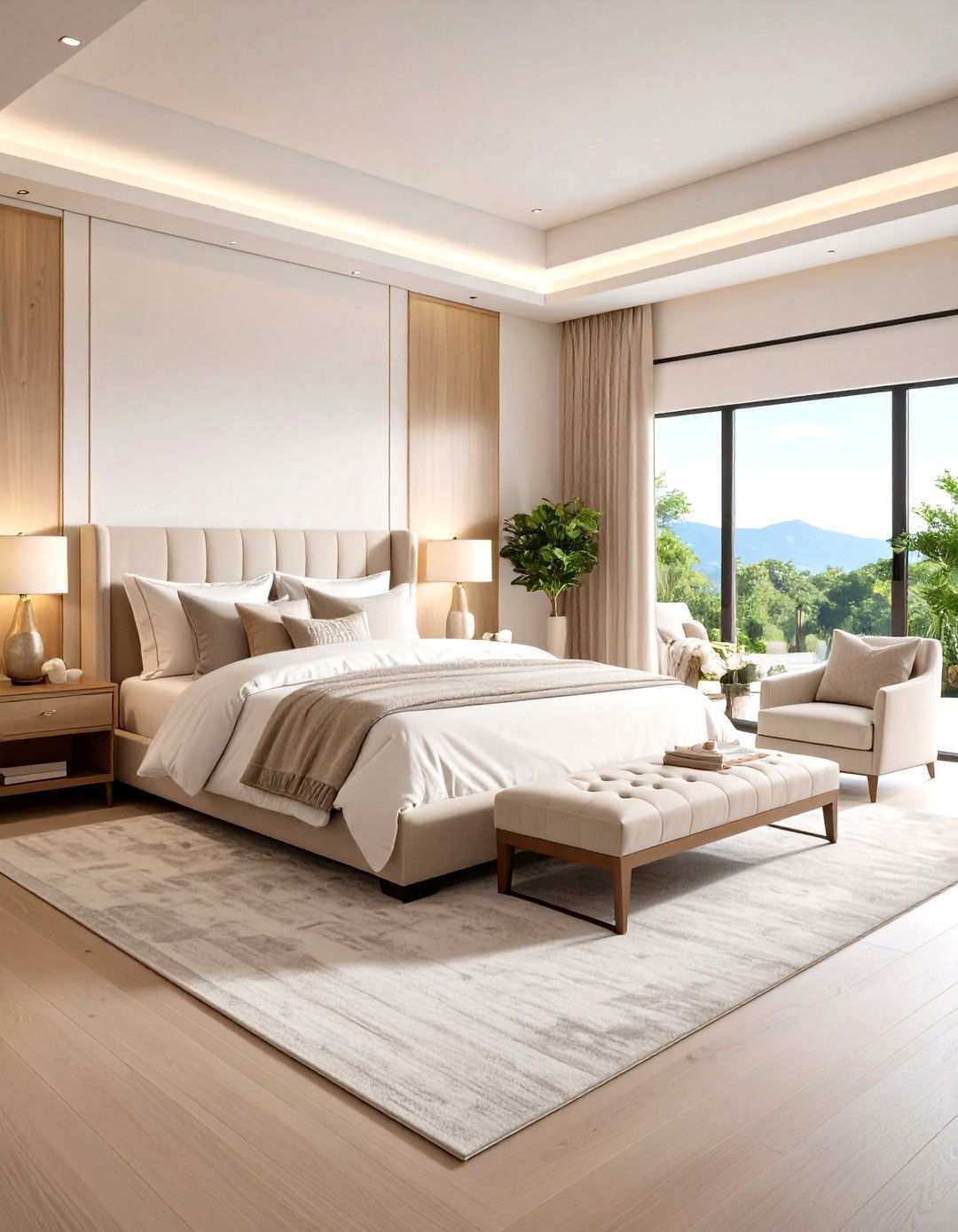 Vaulted Ceiling Master Bedroom Suite - 24 Vaulted Ceiling Ideas