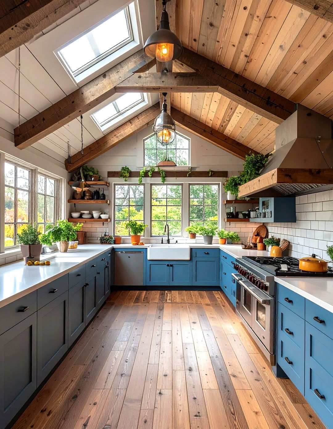Vaulted Ceiling Split Level Kitchen - 24 Split Level Kitchen Design Ideas