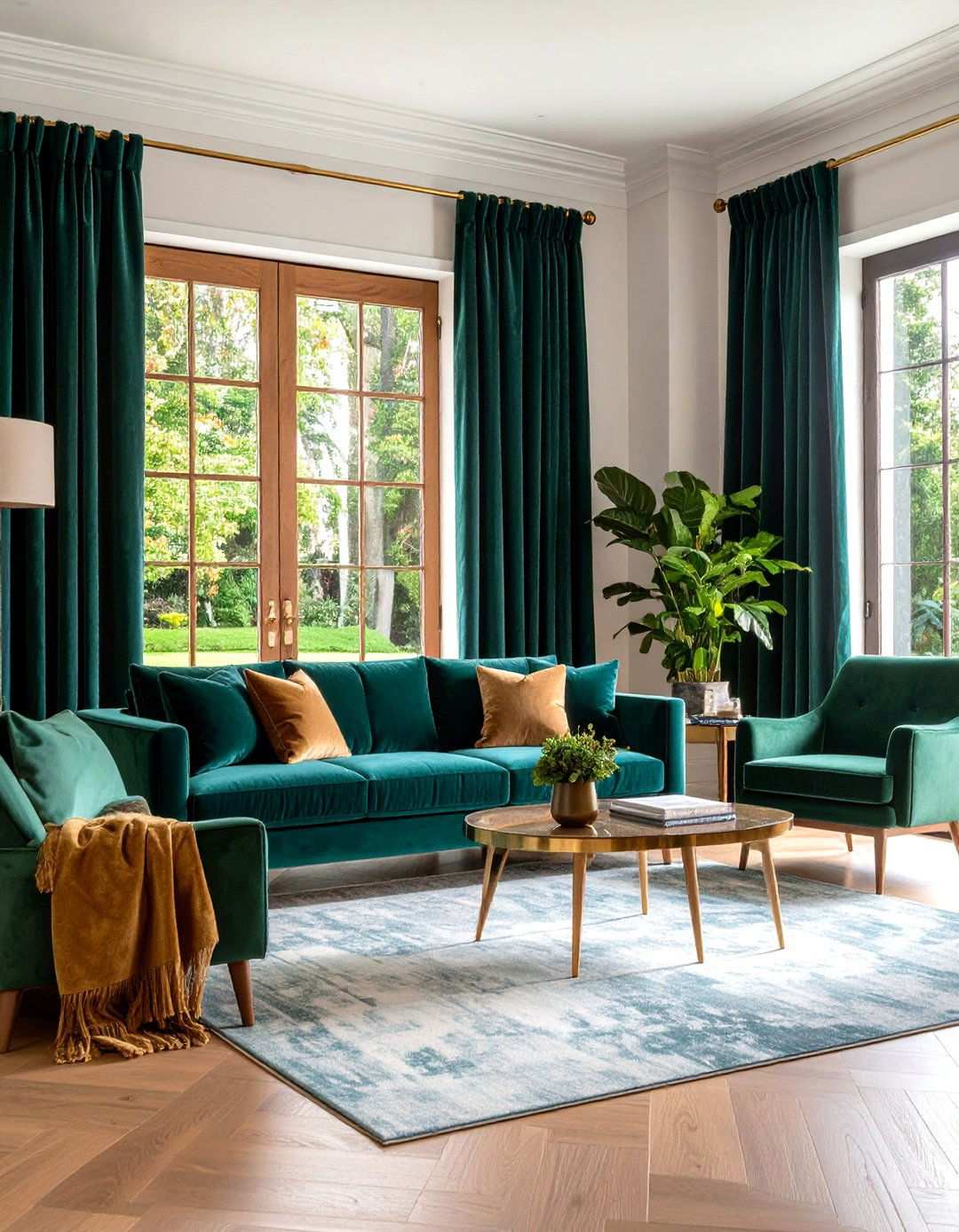 Velvet Patio Door Panels - 24 Sliding Door Curtain Ideas
