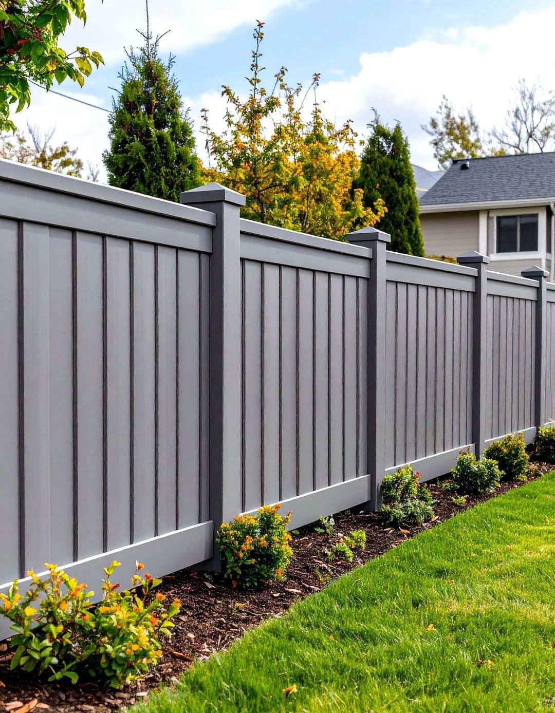 Versatile Gray Vinyl Fence Concepts - 24 Vinyl Fence Colors