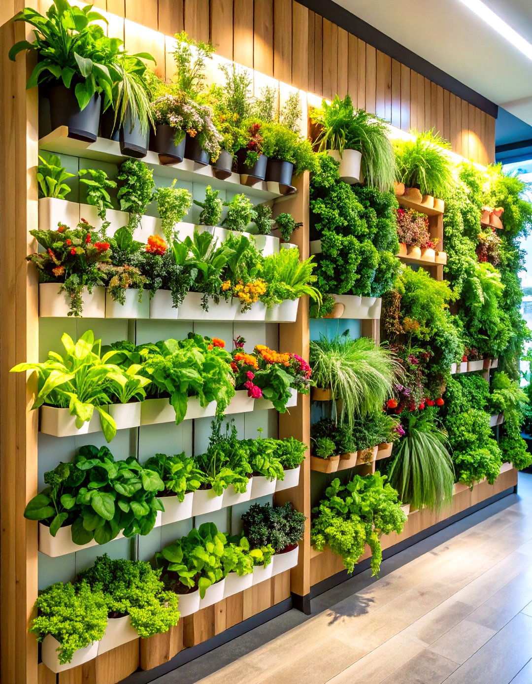 Vertical Garden Integration - 24 Tiny House Design Ideas