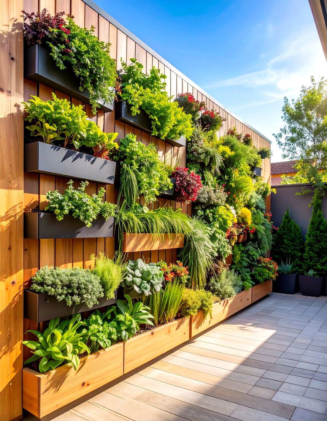 Vertical Garden Living Wall Design - 24 Terrace Design Ideas
