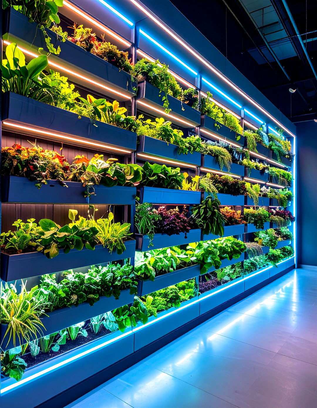 Vertical Garden Living Wall System - 24 Tropical Backyard Ideas