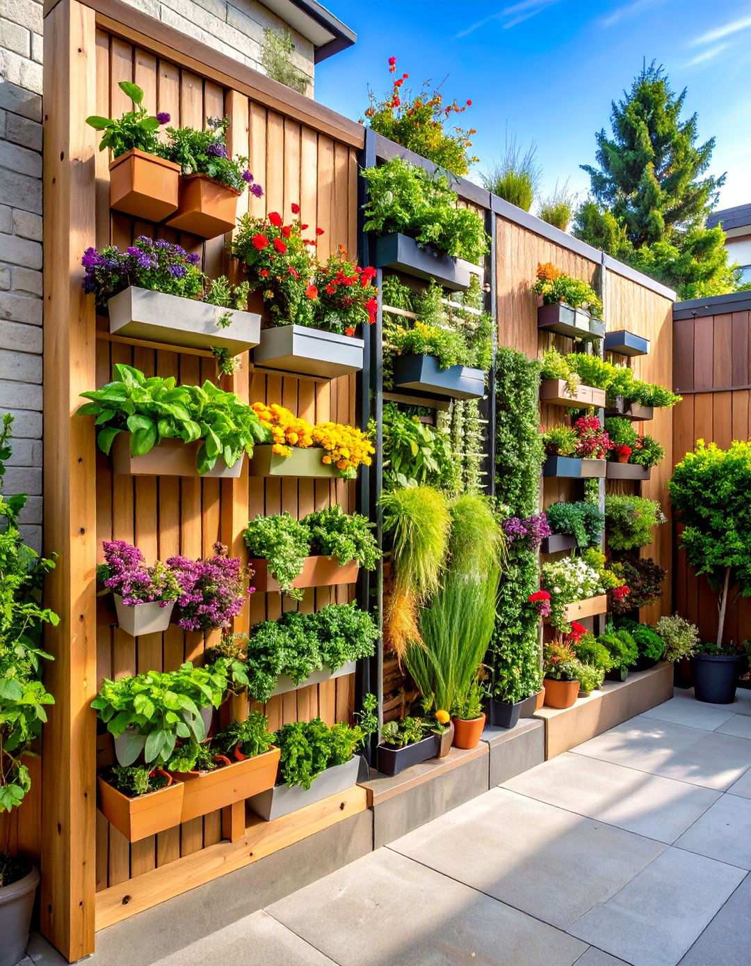 Vertical Garden Wall System - 24 Landscaping Ideas