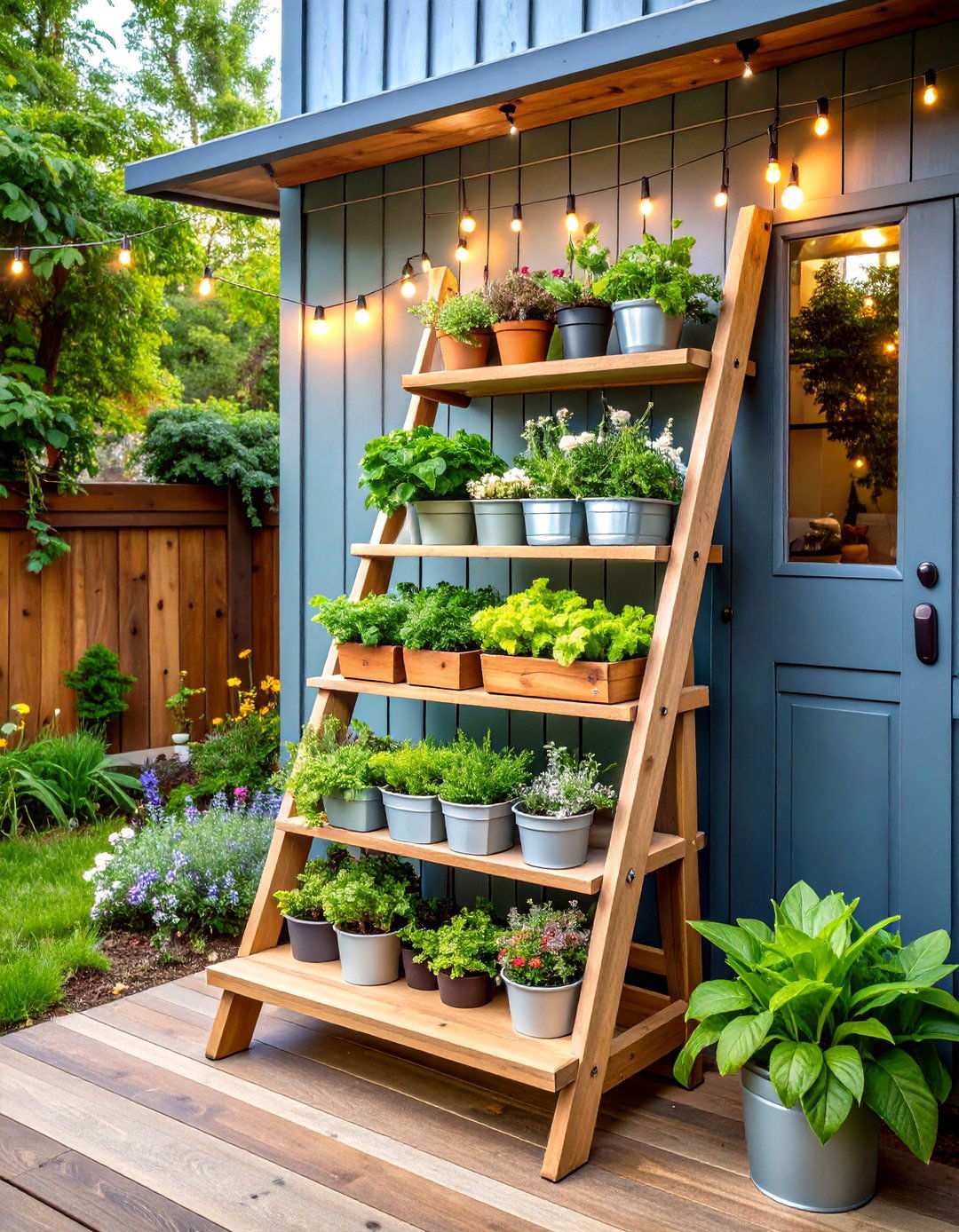 Vertical Herb Garden Kitchen Extension - 24 Patio Small Garden Ideas