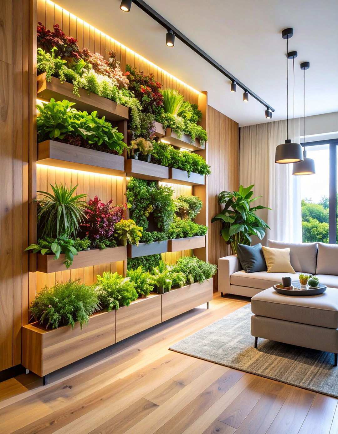 Vertical Living Wall Gardens - 24 Plant Room Ideas