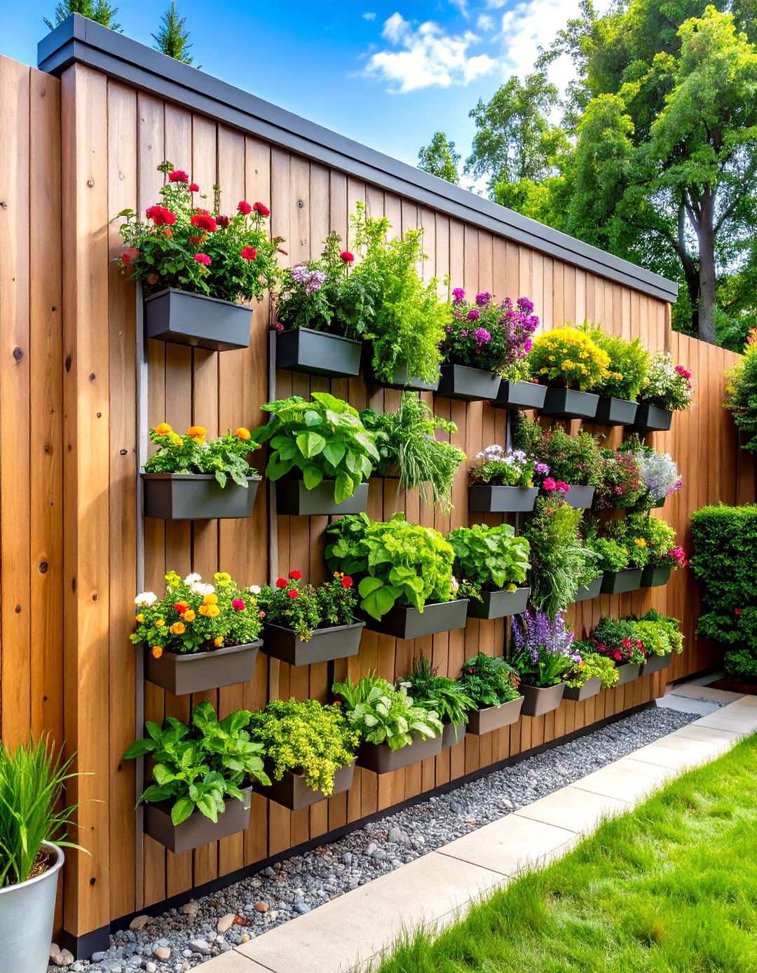 Vertical Living Wall Gardens - 24 Small Garden Ideas