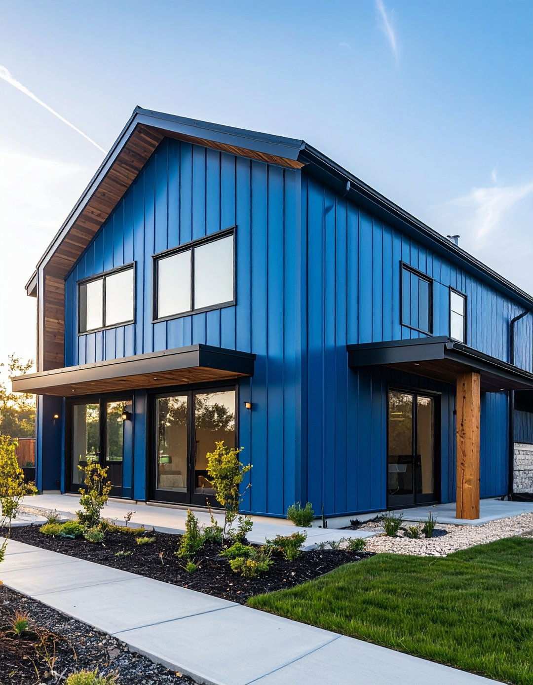 Vertical Metal Panel Systems - 24 Pole Barn and Barndominium House Exteriors