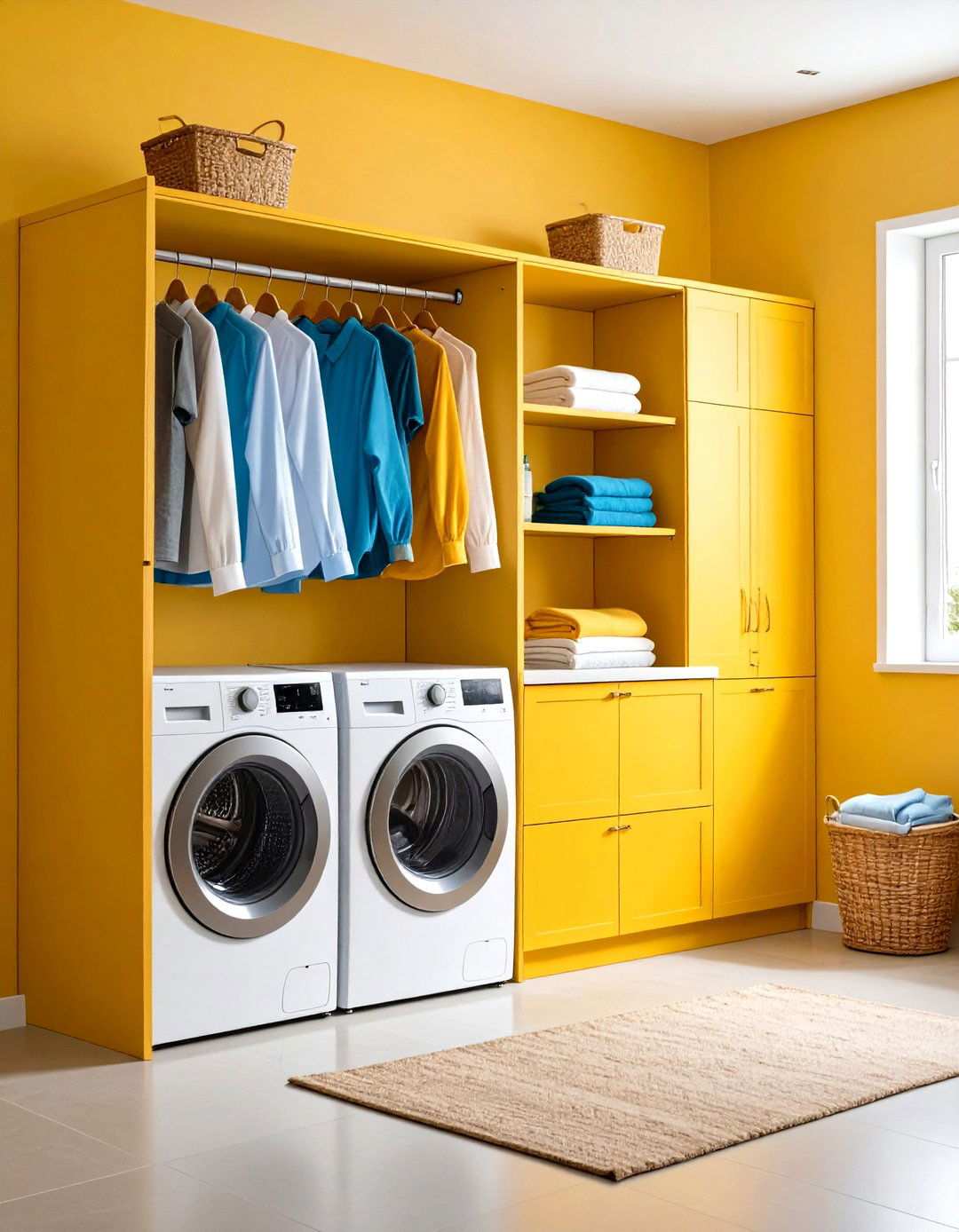 Vertical Pull Out Drying Frame - 24 Laundry Room Drying Rack Ideas