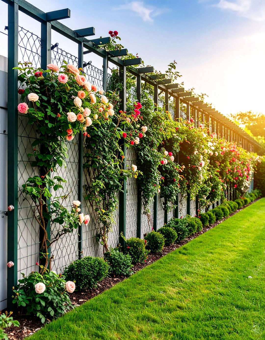 Vertical Rose Garden Walls - 24 Rose Garden Ideas
