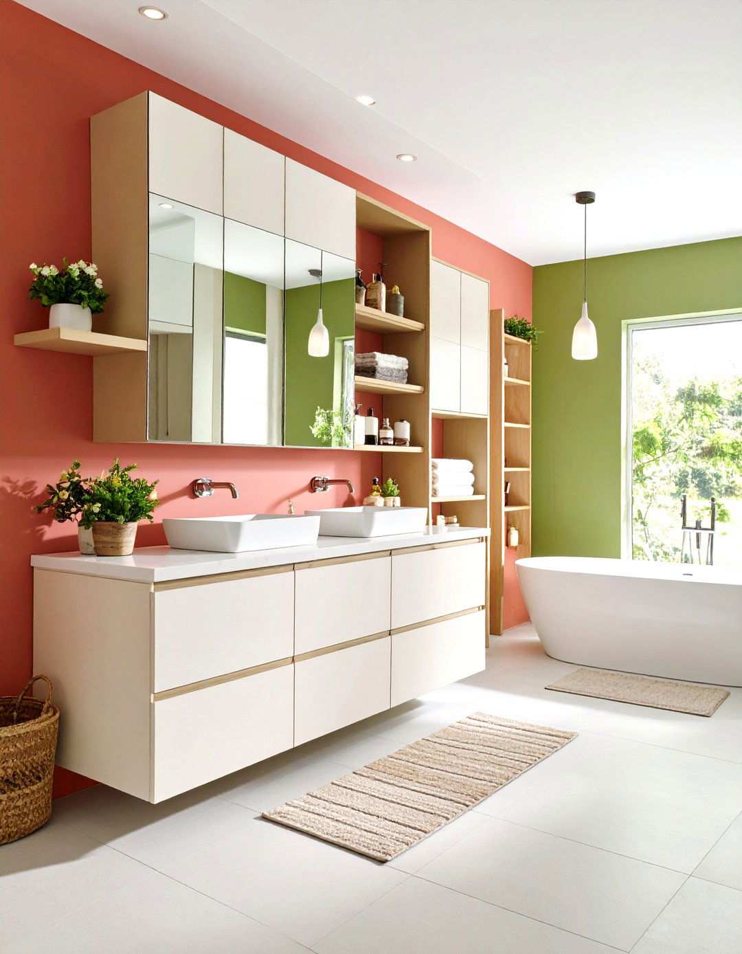 Vertical Storage Maximization - 24 Small Master Bathroom Ideas