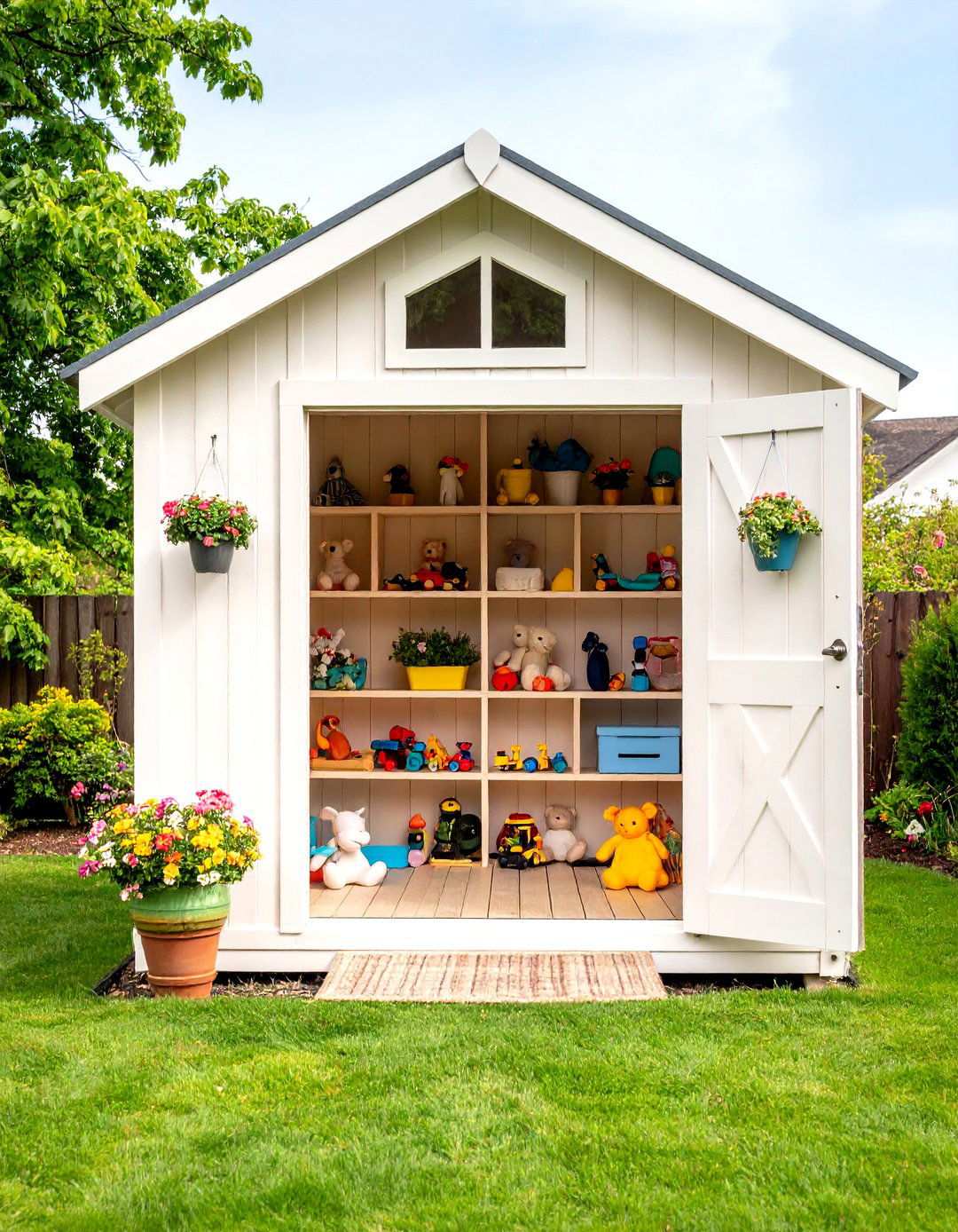 Vertical Storage Sheds - 24 Outdoor Toy Storage Ideas