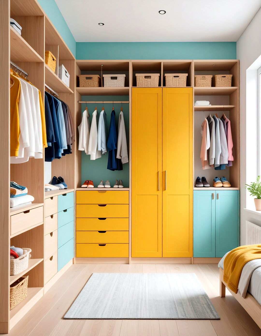 Vertical Storage Solutions - 24 Minimalist Dorm Room Ideas