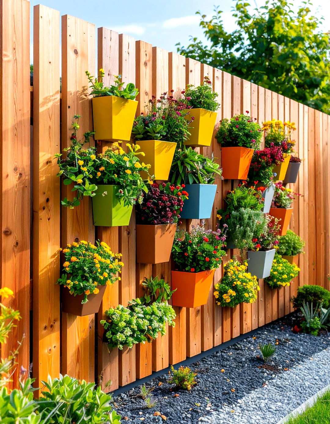 Vertical Wall Planter Systems - 24 Outdoor Succulent Container Ideas