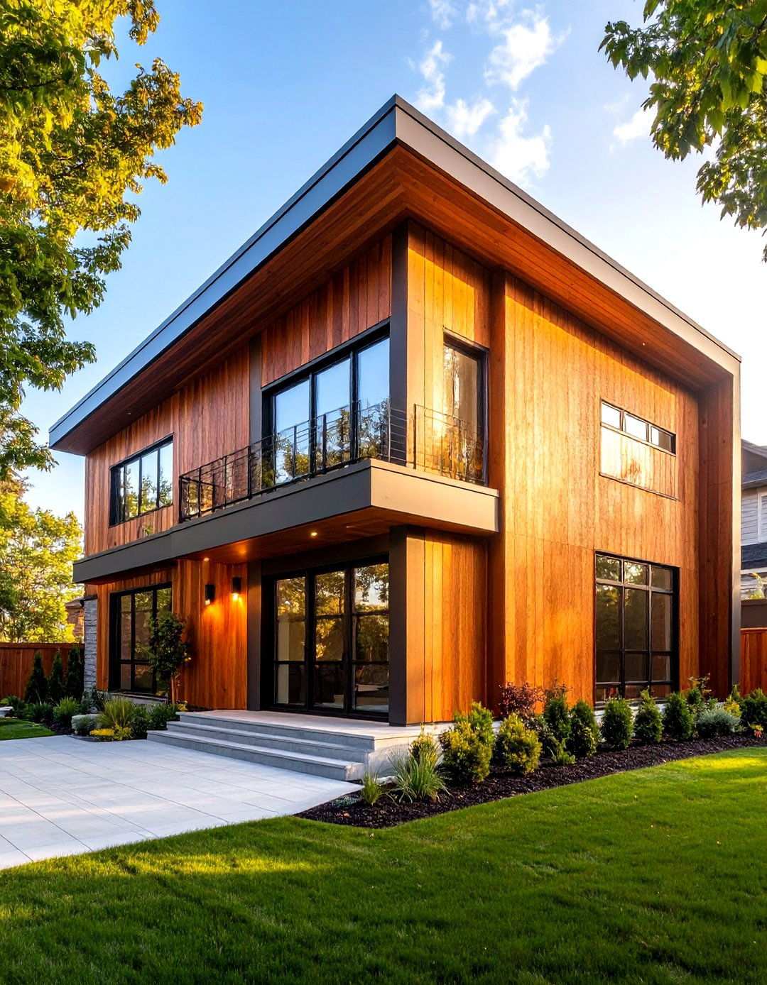 Vertical Wood Look Siding Applications - 24 Modern Siding Ideas for a Contemporary Home