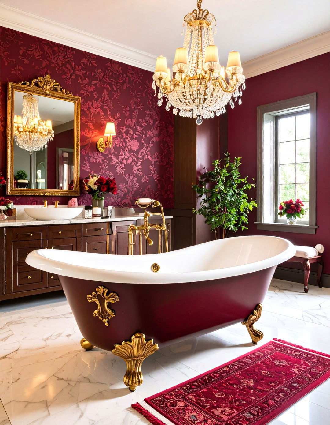 Victorian Clawfoot Tub Bathroom - 24 Traditional Bathroom Ideas