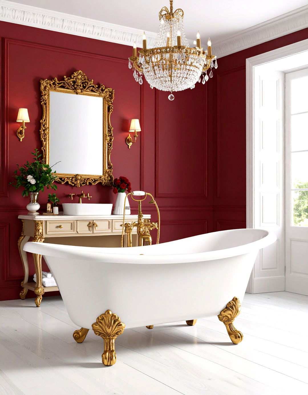 Victorian Clawfoot Tub Sanctuary - 24 Vintage Bathroom Ideas