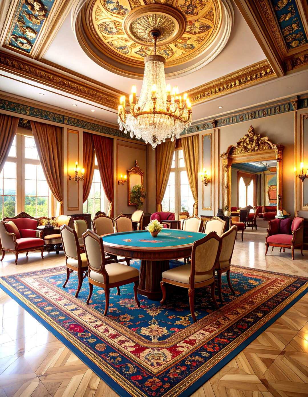 Victorian Elegance Gaming Parlor - 24 Luxury Game Room Ideas