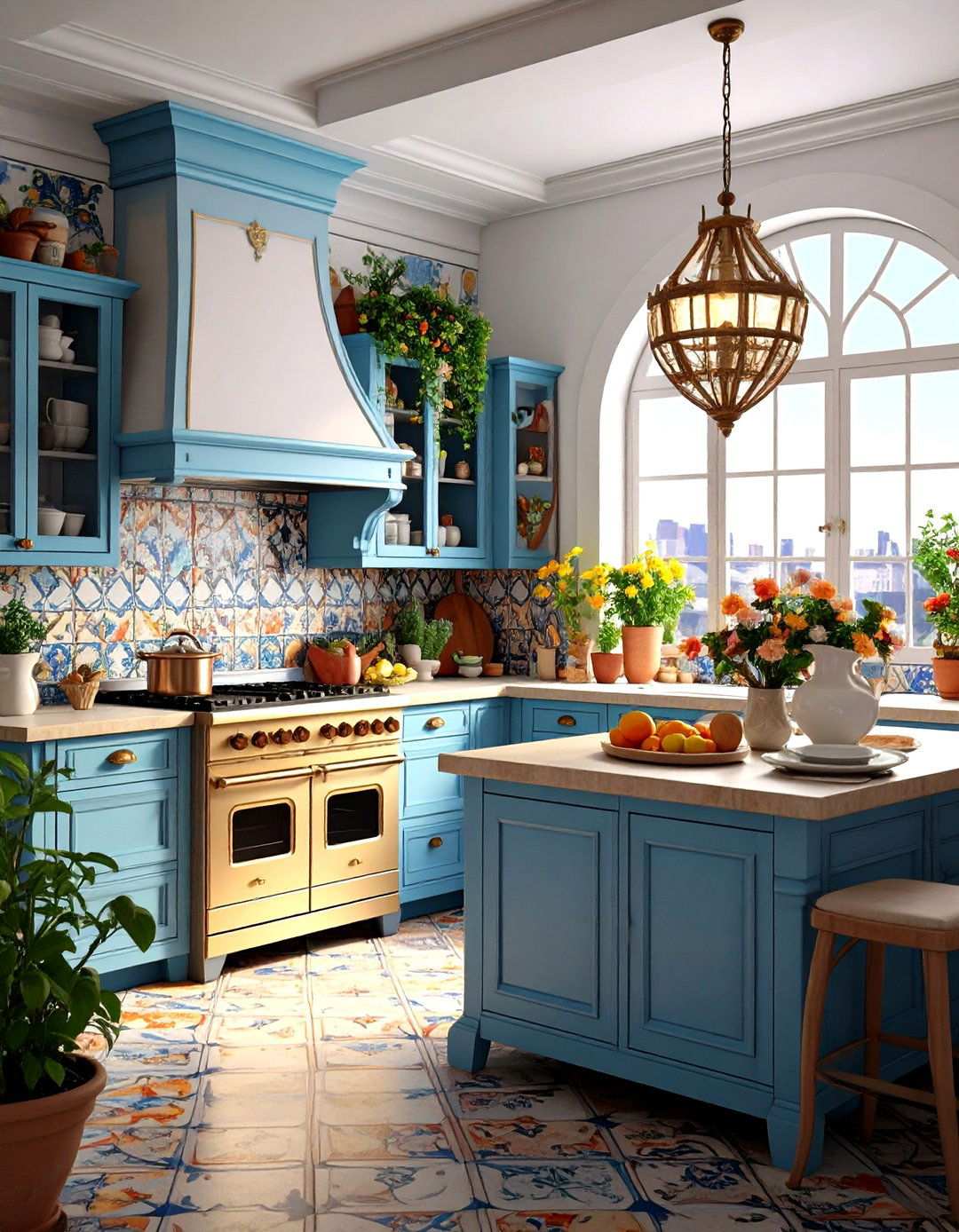 Victorian Elegance Rooftop Kitchen Space - 24 Rooftop Kitchen Ideas
