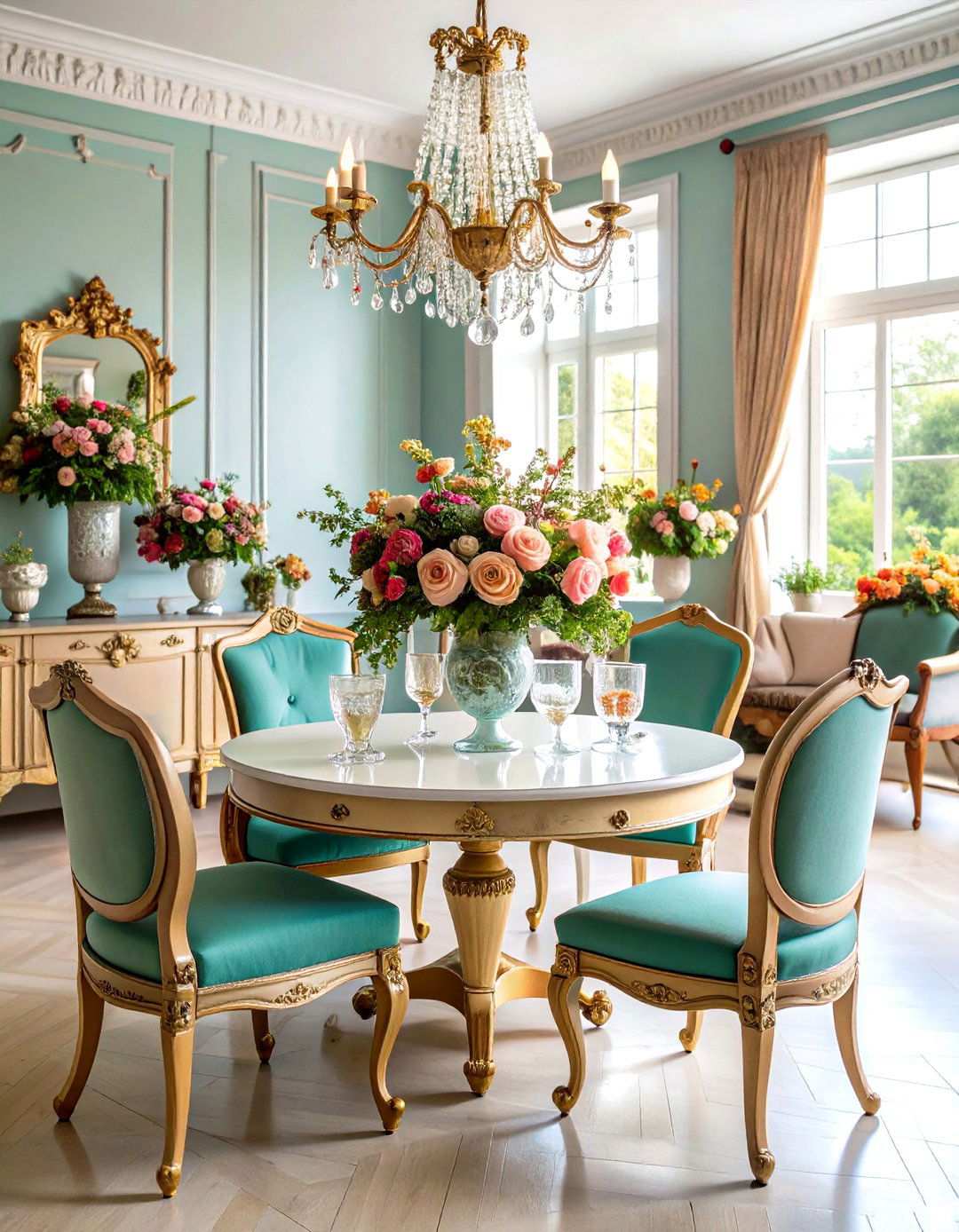 Victorian Fresh Flower Arrangements - 24 Victorian Living Room Ideas