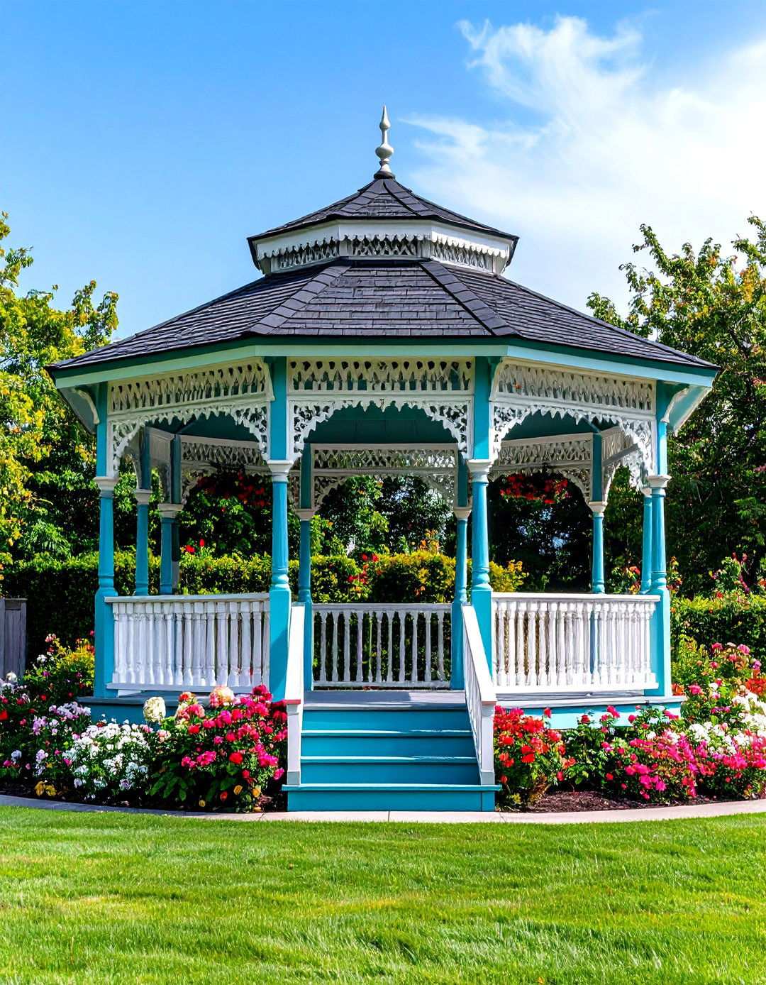 Victorian Gazebo Pool Shed - 24 Pool Shed Ideas