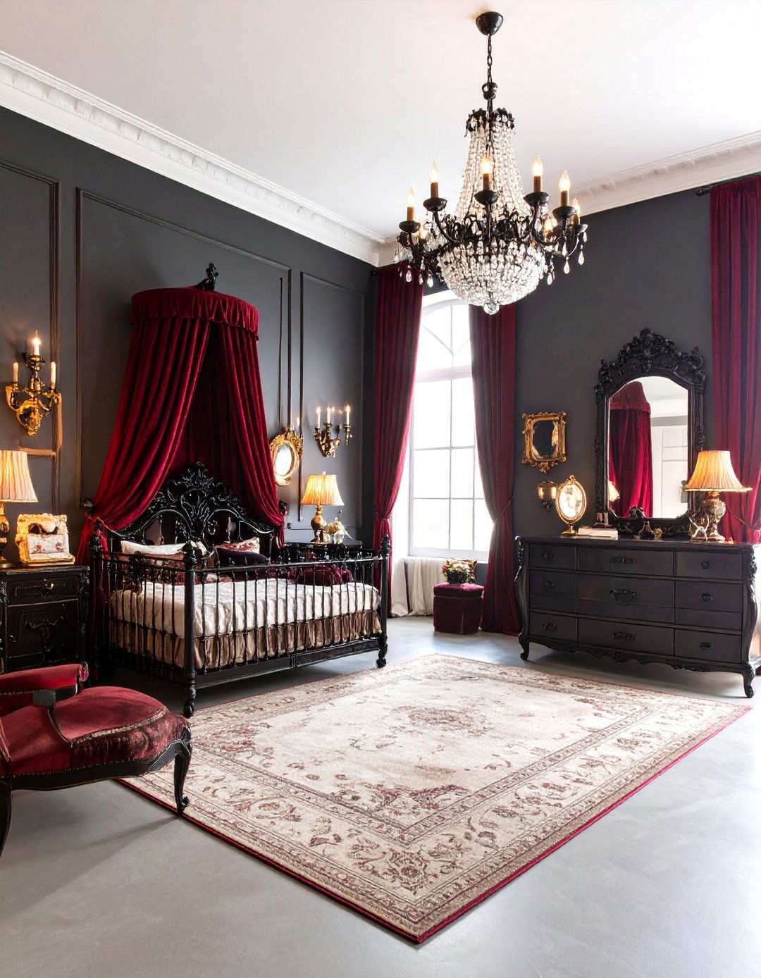 Victorian Gothic Baby Room - 24 Vintage Nursery Ideas