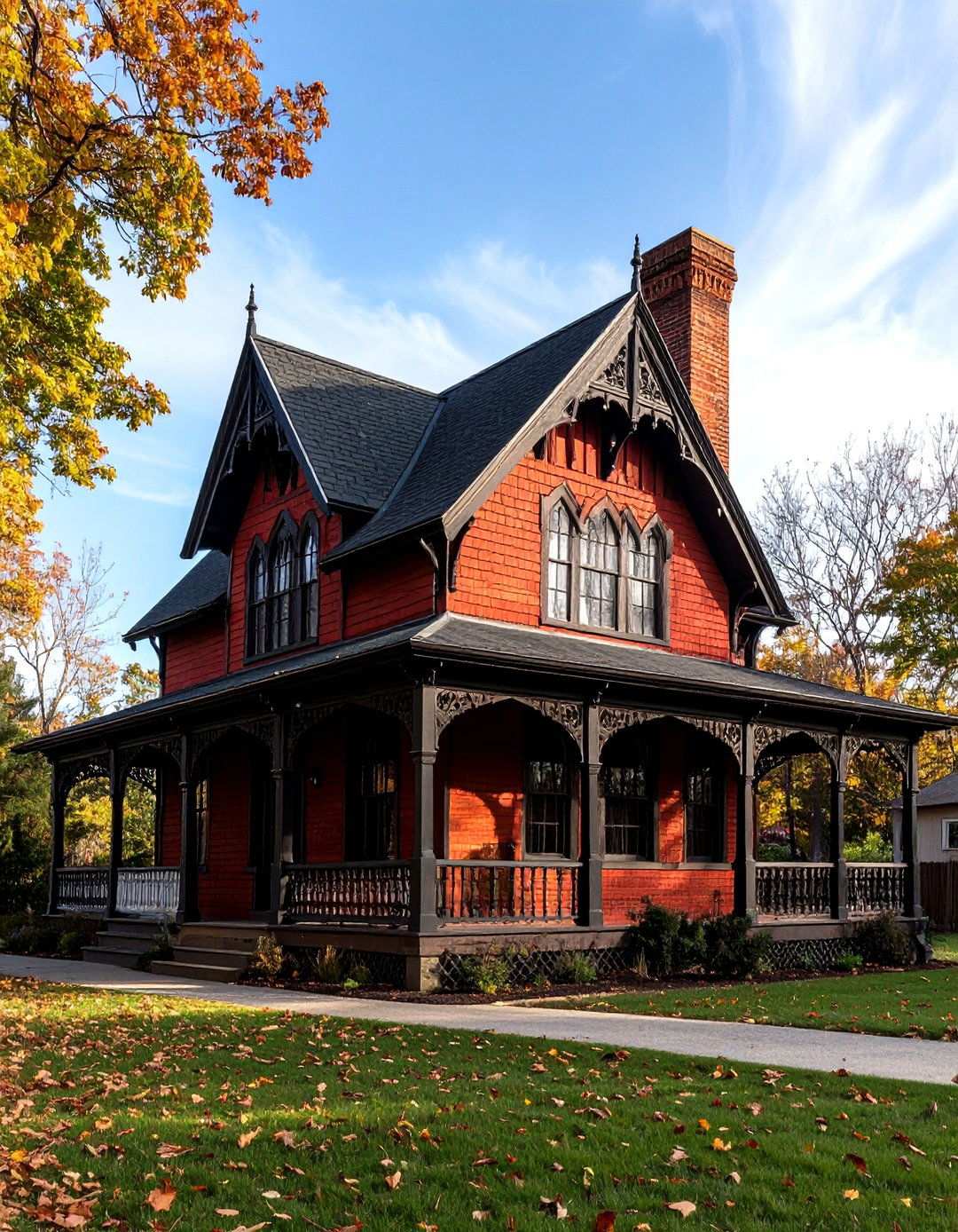 Victorian Gothic Revival Storage Building - 24 wood shed ideas
