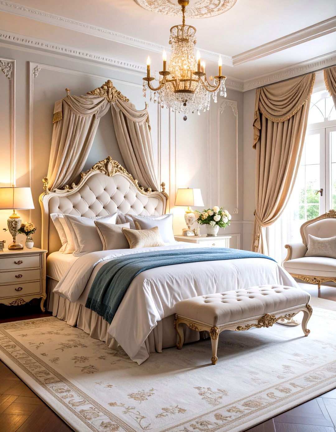 Victorian Gothic with Ornate Details - 24 Large Bedroom Design Ideas